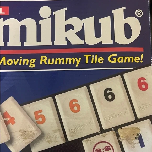 Vintage 1997 - THE ORIGINAL RUMMIKUB THE FAST MOVING RUMMY TILE GAME! NEW IN BOX - Picture 3 of 6